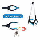 Braço Pegador Objeto Dobrável Catador de Lixo Pinça Magnética Imã Garra Mão Mecânica Extensor