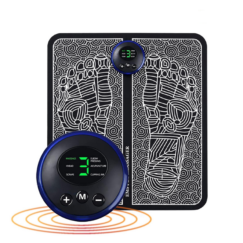 Ems Massageador Elétrico De Pés Esteira Fisioterapia Músculo Cuidados Com A Saúde Relaxamento
