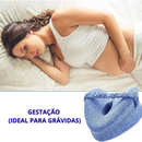 Almofada Ortopédica para Joelhos e Pernas | Espuma de Memória e Alça de Fixação